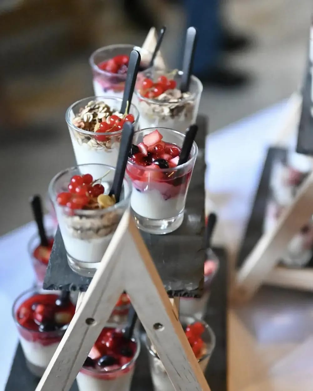 Dessert-Gläser vom Milchmädl-Catering