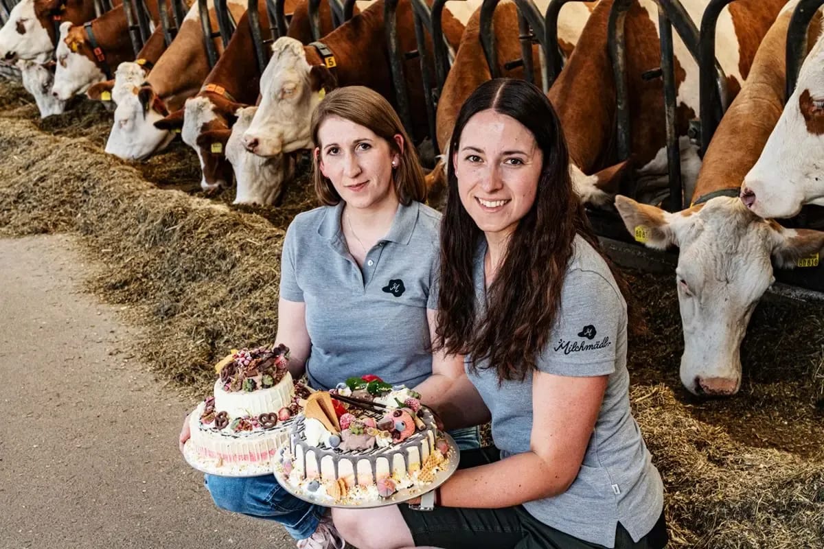 Lena und Christina vom Milchmädl